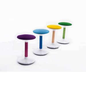 Adjustable wobble stool
